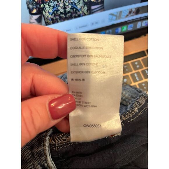 Free People We the Free Dakota Distressed Leg Jeans sz 27 EUC - Picture 11 of 11